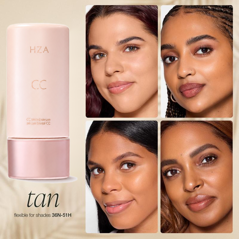 HZA CC tinted serum shade 06 tan