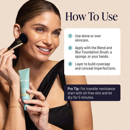 Creme Buildable Skin Tint + Free Foundation Brush