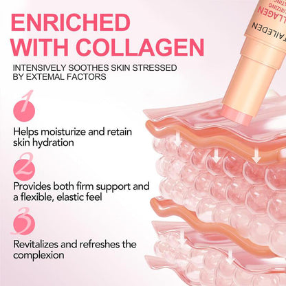 Collagen-Infused 2-in-1 Lip & Cheek Glow Stick