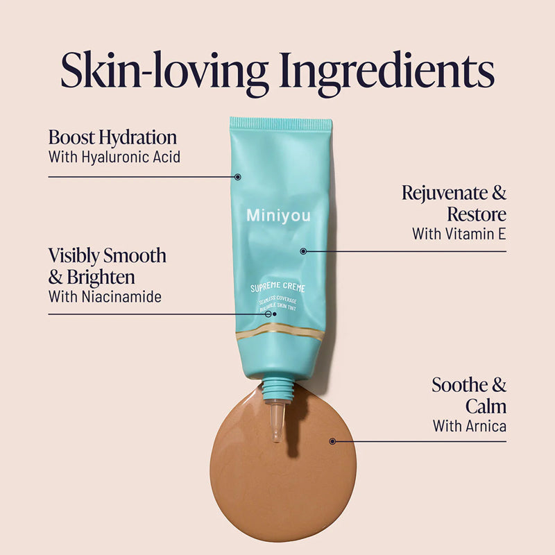 Creme Buildable Skin Tint + Free Foundation Brush
