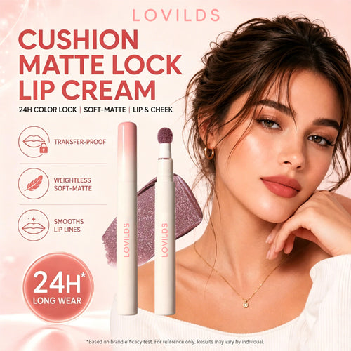 ⏰ Last Day Only! 🎁 Buy 1 Get 1 FREE — Cushion Lip Powder Cream