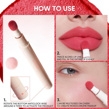 ⏰ Last Day Only! 🎁 Buy 1 Get 1 FREE — Cushion Lip Powder Cream